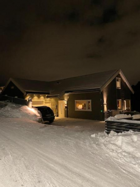 Hus i landlige omgivelser nær Granåsen skianlegg